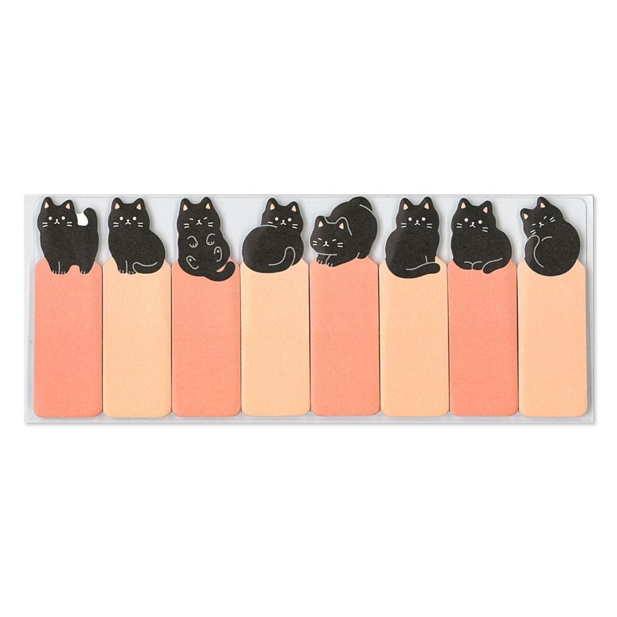 Mind Wave Sticky Note Page Marker - Black Cat