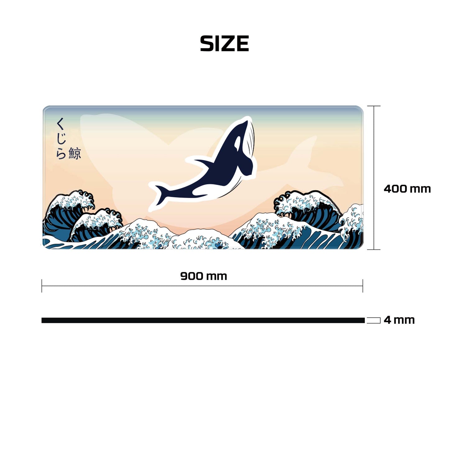 Fantech MP905 Ato Deskmat - Kujira Nami