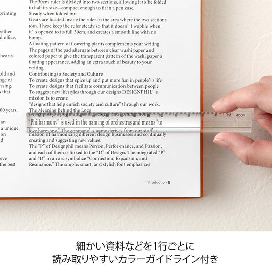 Midori Magnifying Lens Ruler