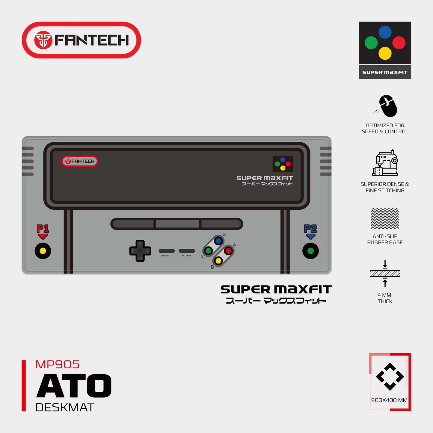 Fantech MP905 Ato Deskmat - Super Maxfit