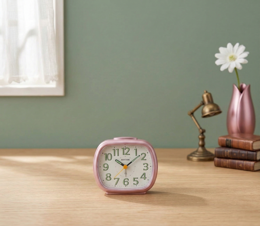 Rhythm CRA837WR13 Pink Alarm Clock