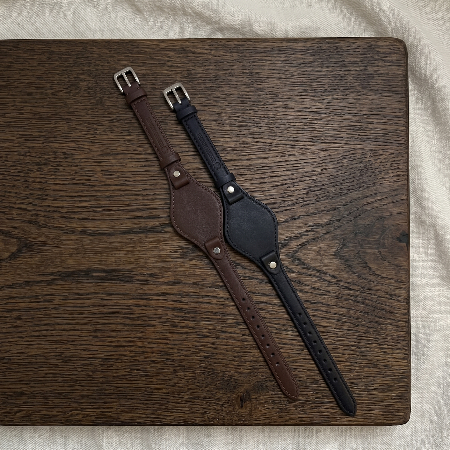 Fossil Compatible Ladies Cuff Leather Strap