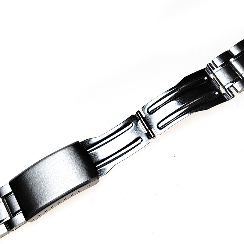 Stainless Steel Watch Strap With Tri Fold Clasp