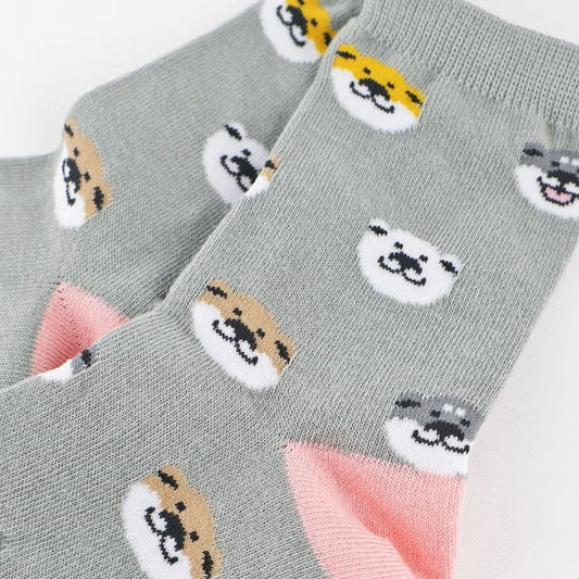 Mind Wave Shibanban Crew Socks - Grey