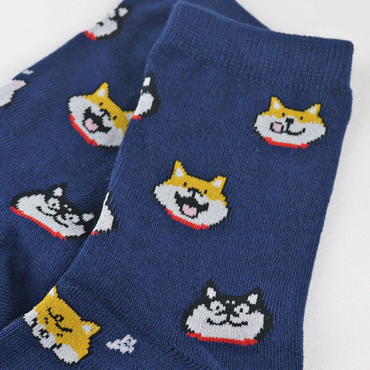 Mind Wave Shibanban Crew Socks - Blue
