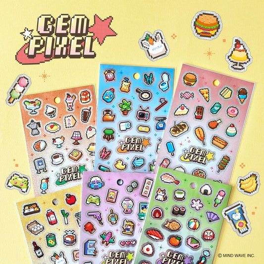 Mind Wave Pixel Stickers - Convenience Shop