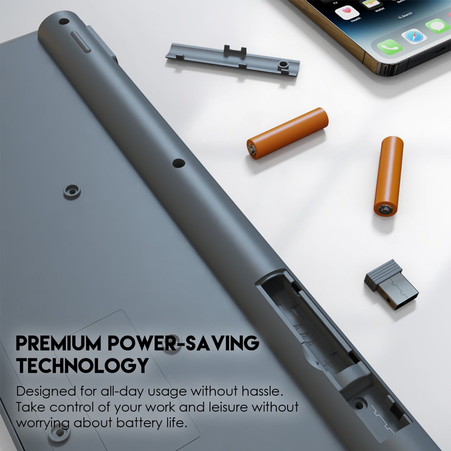 Fantech WK895 GO POP Grey Wireless Office Combo