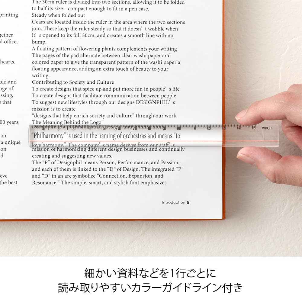 Midori Magnifying Lens Ruler