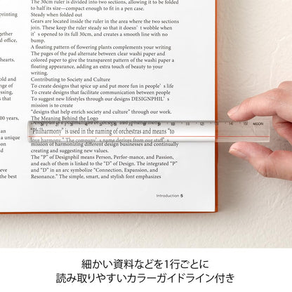 Midori Magnifying Lens Ruler