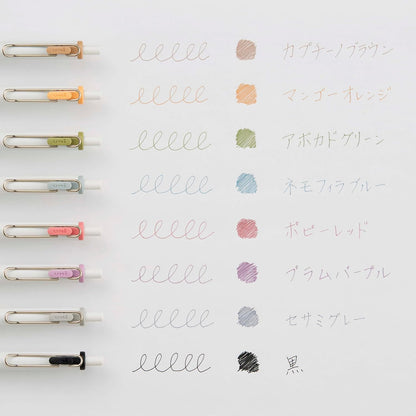 uni-ball one 0.38mm FIKA COLOR 8-Color Set