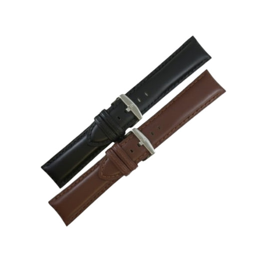 Genuine Padded Leather Watch Strap