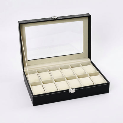Cole Leather Watch Box - 12 Set