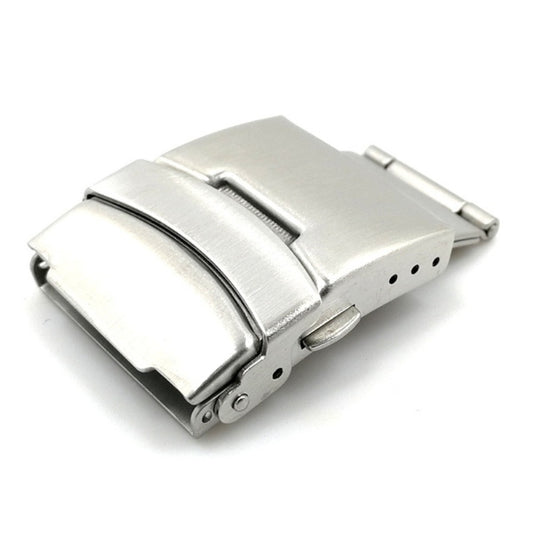Double Lock Stainless Steel Watch Clasp