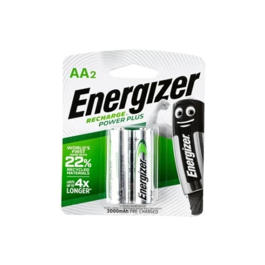 Energizer Recharge Power Plus AA Batteries 2000mAh (2pk)