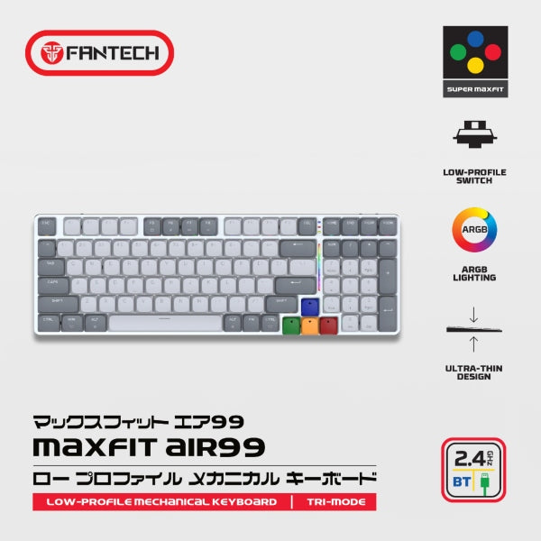 Fantech MK916 Super Maxfit Wireless Mechanical Gaming Keyboard (Red Switch)