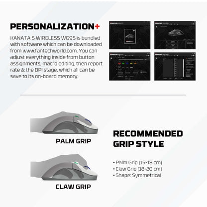 Fantech WG9S Super Maxfit Wireless Mouse