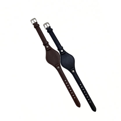 Fossil Compatible Ladies Cuff Leather Strap