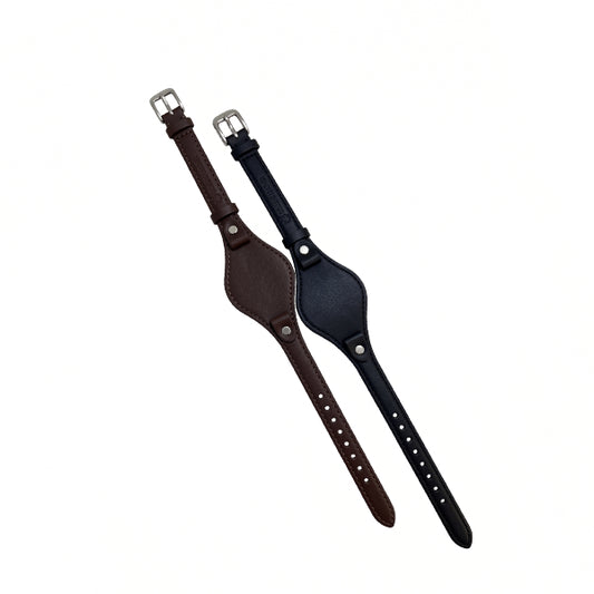 Fossil Compatible Ladies Cuff Leather Strap