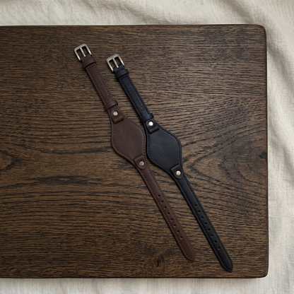 Fossil Compatible Ladies Cuff Leather Strap
