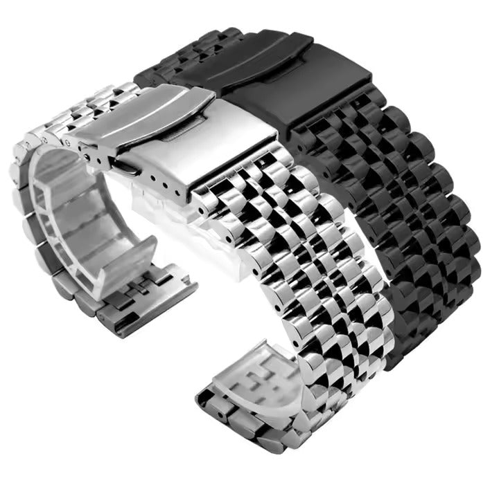 Stainless Steel Watch Strap 7 Beads with Quick Release