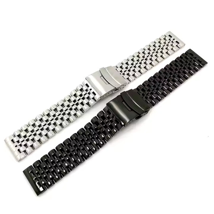 Stainless Steel Watch Strap 7 Beads with Quick Release