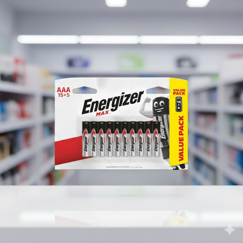 Energizer AAA Batteries (20pk)