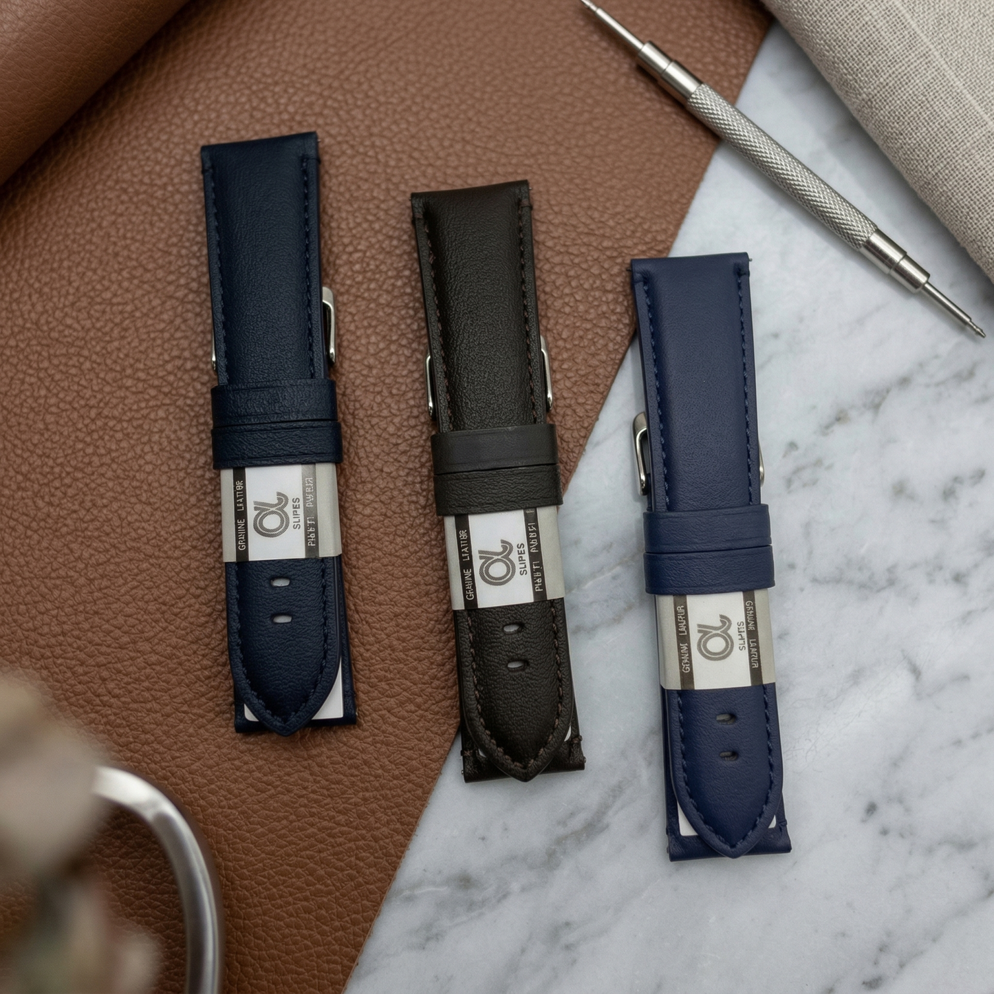 Genuine Leather Watch Strap - SAH753