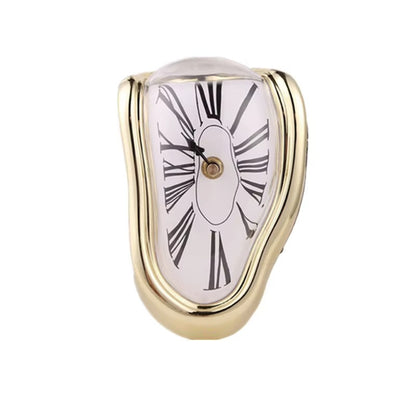 Melting Clock – Salvador Dali Inspired Shelf Decor