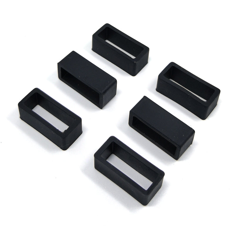 Black Silicone Watch Loop