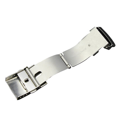 Double Lock Stainless Steel Watch Clasp