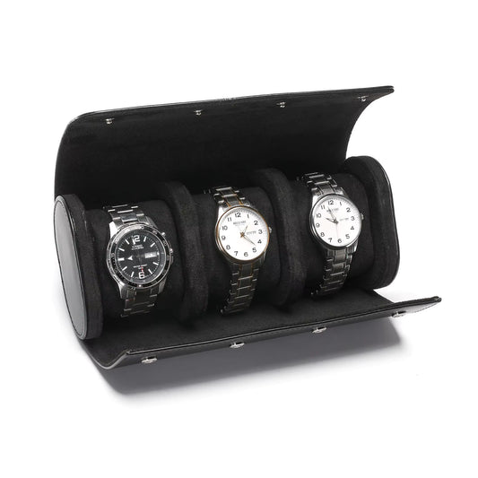 Cole Leather Watch Travel Pouch - 3 Set