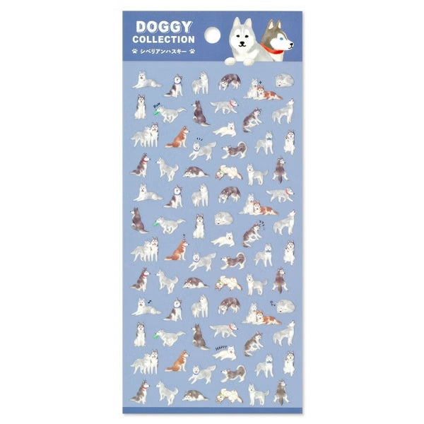 Mind Wave Doggy Collection Sticker - Siberian Husky