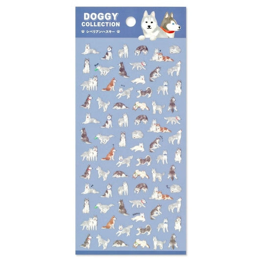 Mind Wave Doggy Collection Sticker - Siberian Husky