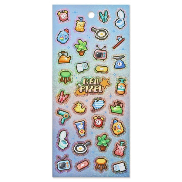 Mind Wave Pixel Stickers - Everyday Items