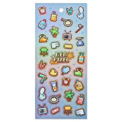 Mind Wave Pixel Stickers - Everyday Items