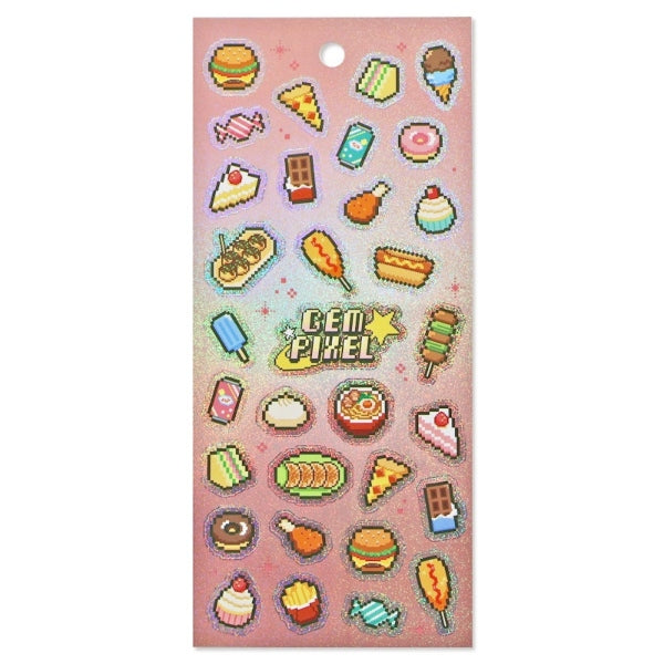 Mind Wave Pixel Stickers - Junk Food