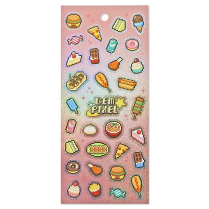 Mind Wave Pixel Stickers - Junk Food