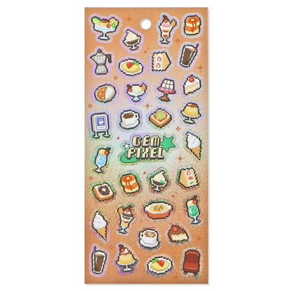 Mind Wave Pixel Stickers - Traditional Japanese Coffee Shop