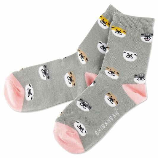 Mind Wave Shibanban Crew Socks - Grey