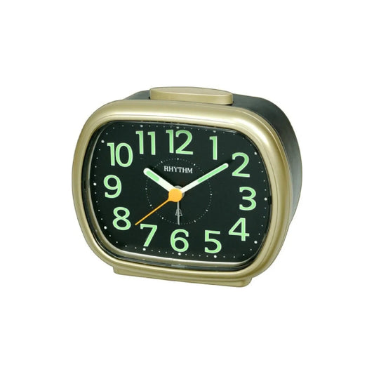 Rhythm CRA837WR18 Gold Alarm Clock