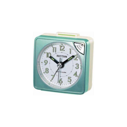 Rhythm CRE211NR05 Pearl Green Travel Alarm Clock
