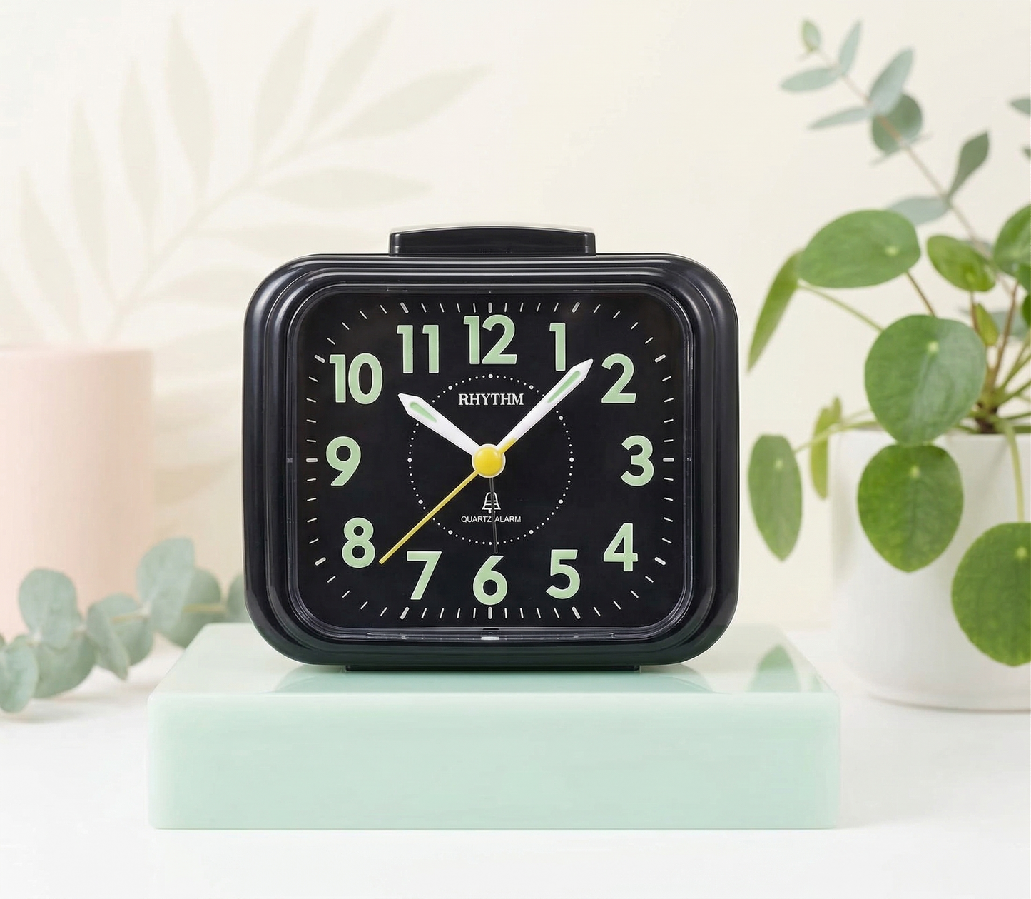 Rhythm CRA828NR02 Black Alarm Clock