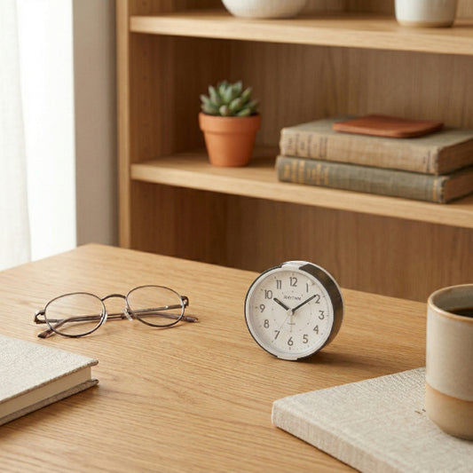 Rhythm CRE896BR02 Black Alarm Clock