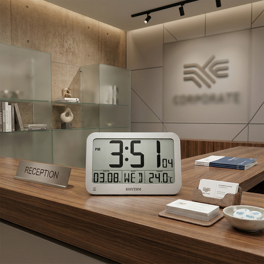 Rhythm LCT084NR19 LCD Clock