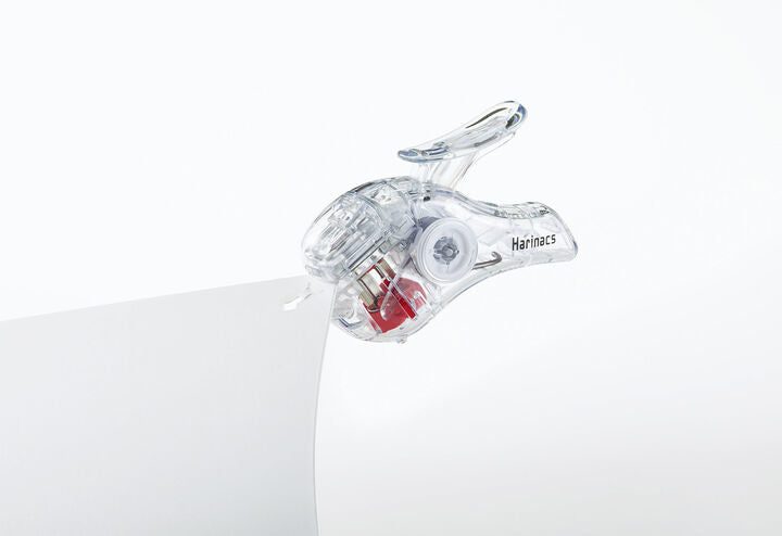 KOKUYO Transparent Mechanism Stapleless Stapler Harinacs Compact Alpha 5