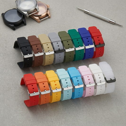 Silicone Watch Strap with Quick Release Spring Bar - JHA1606