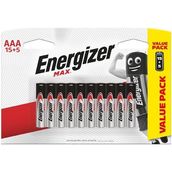 Energizer AAA Batteries (20pk)