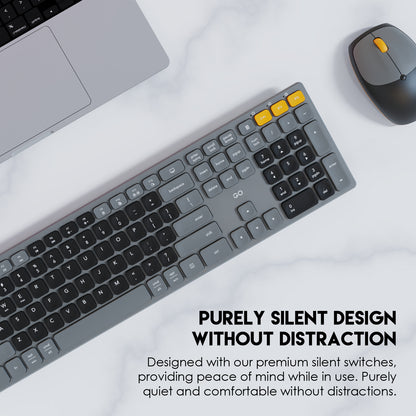 Fantech WK895 GO POP Grey Wireless Office Combo